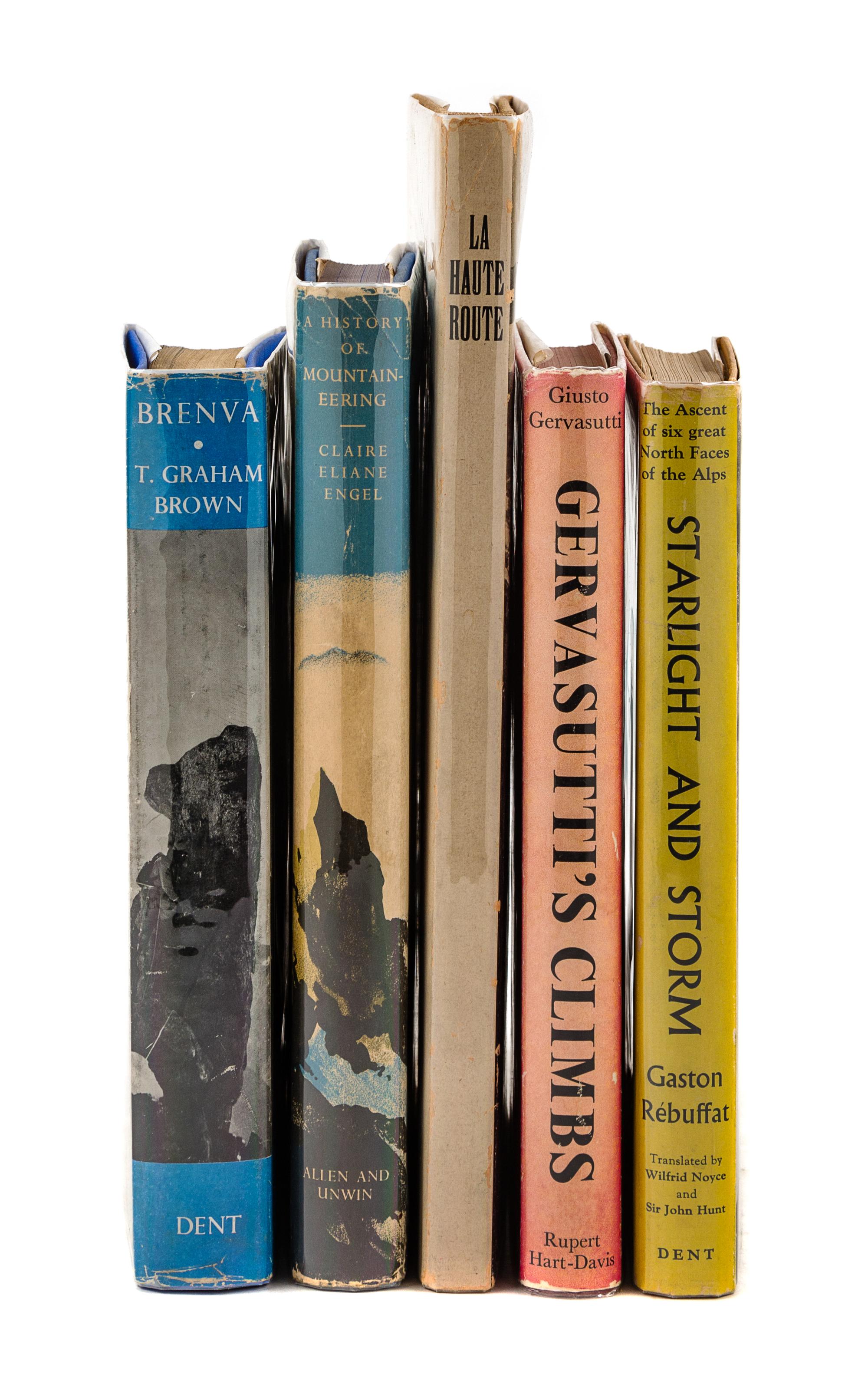 [MOUNTAINEERING - ALPS]. A group of 13 works, including: