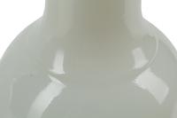 A Pair of Chinese Export White Glass Vases