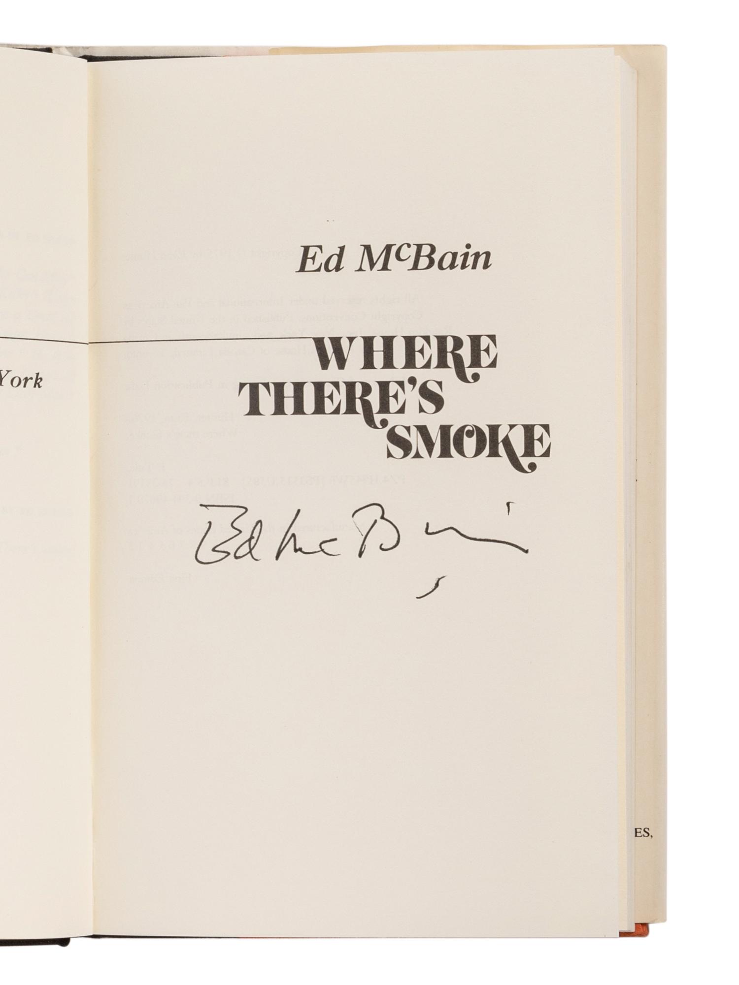 HUNTER, Evan (“Ed McBain”) (1926-2005). A group of 16 works by Hunter, MOST FIRST EDITIONS, MANY SIGNED OR INSCRIBED, comprising: