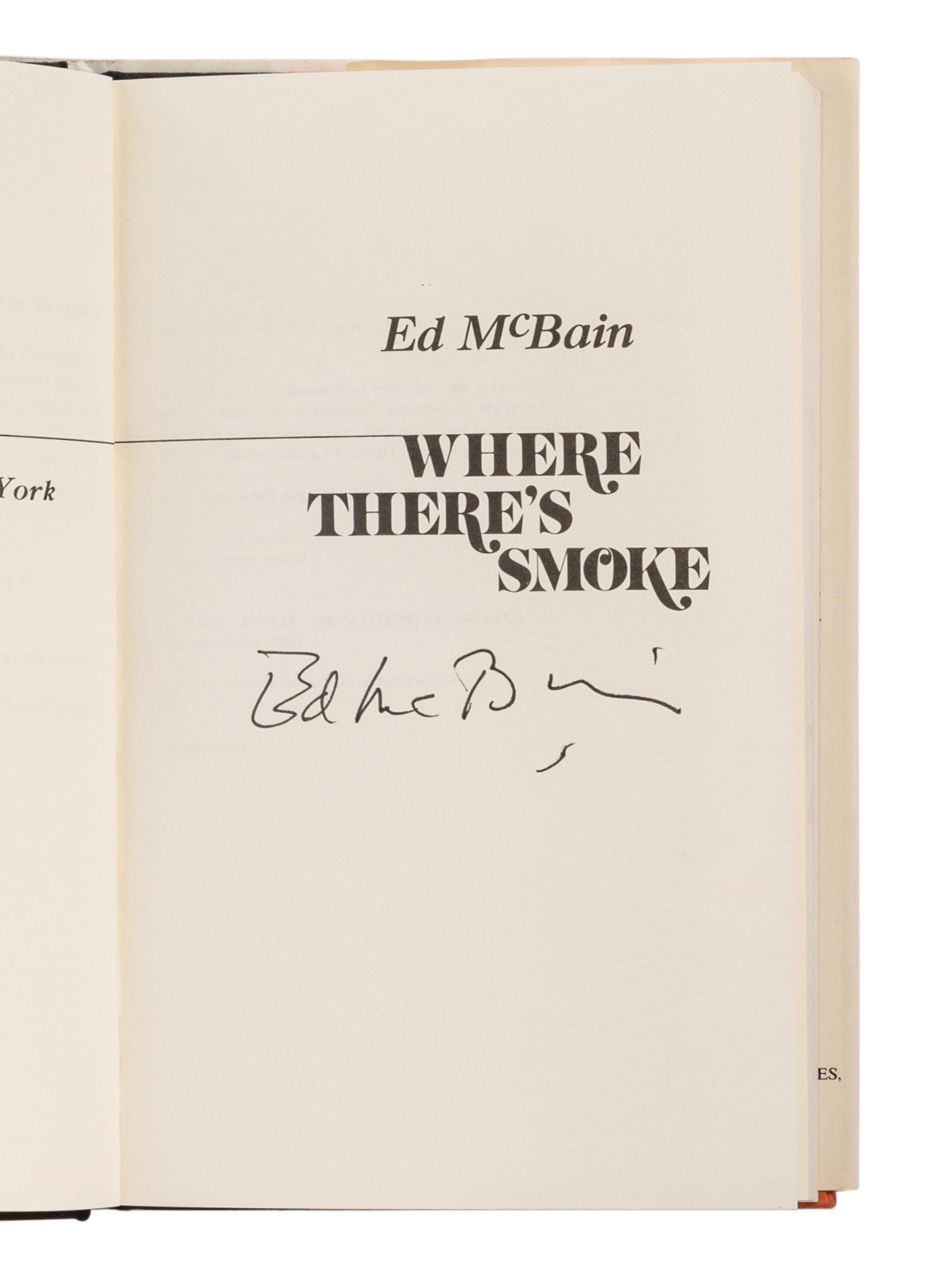 HUNTER, Evan (“Ed McBain”) (1926-2005). A group of 16 works by Hunter, MOST FIRST EDITIONS, MANY SIGNED OR INSCRIBED, comprising: