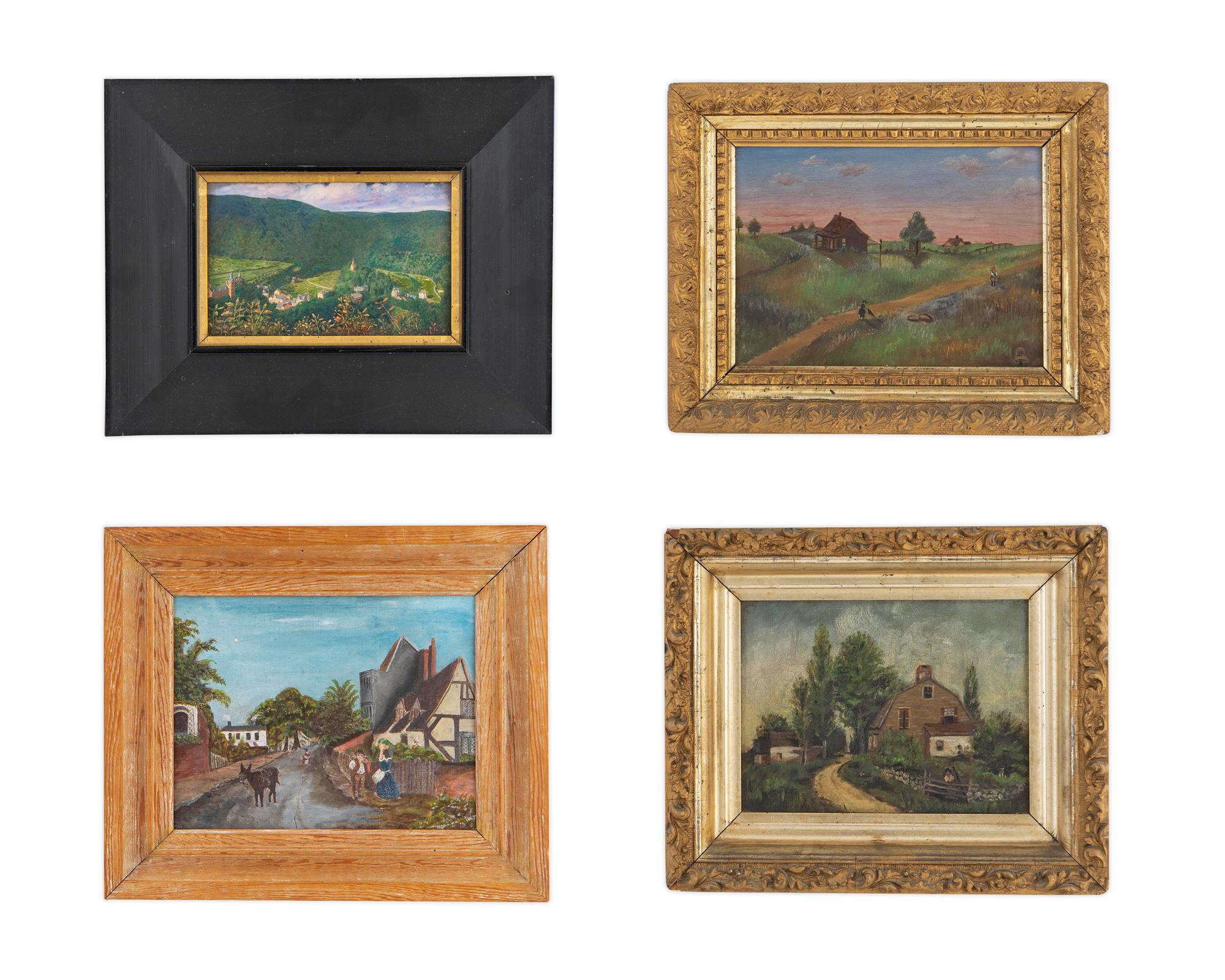 Four European School Paintings