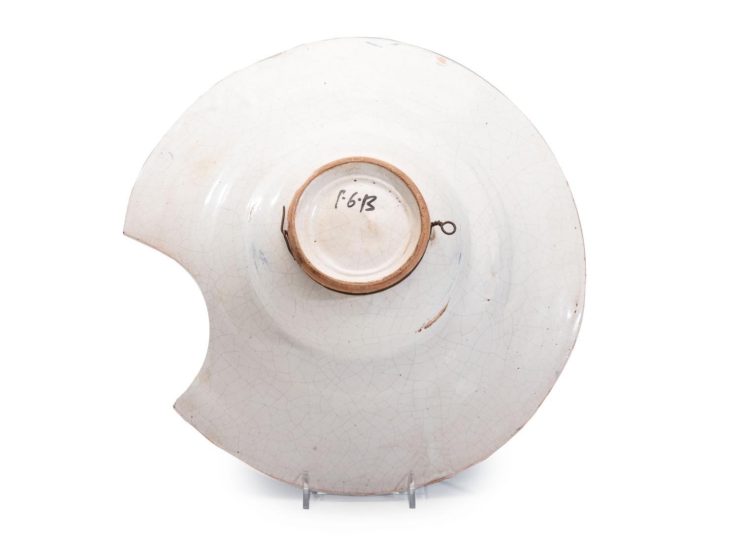 A Delftware Shaving Bowl