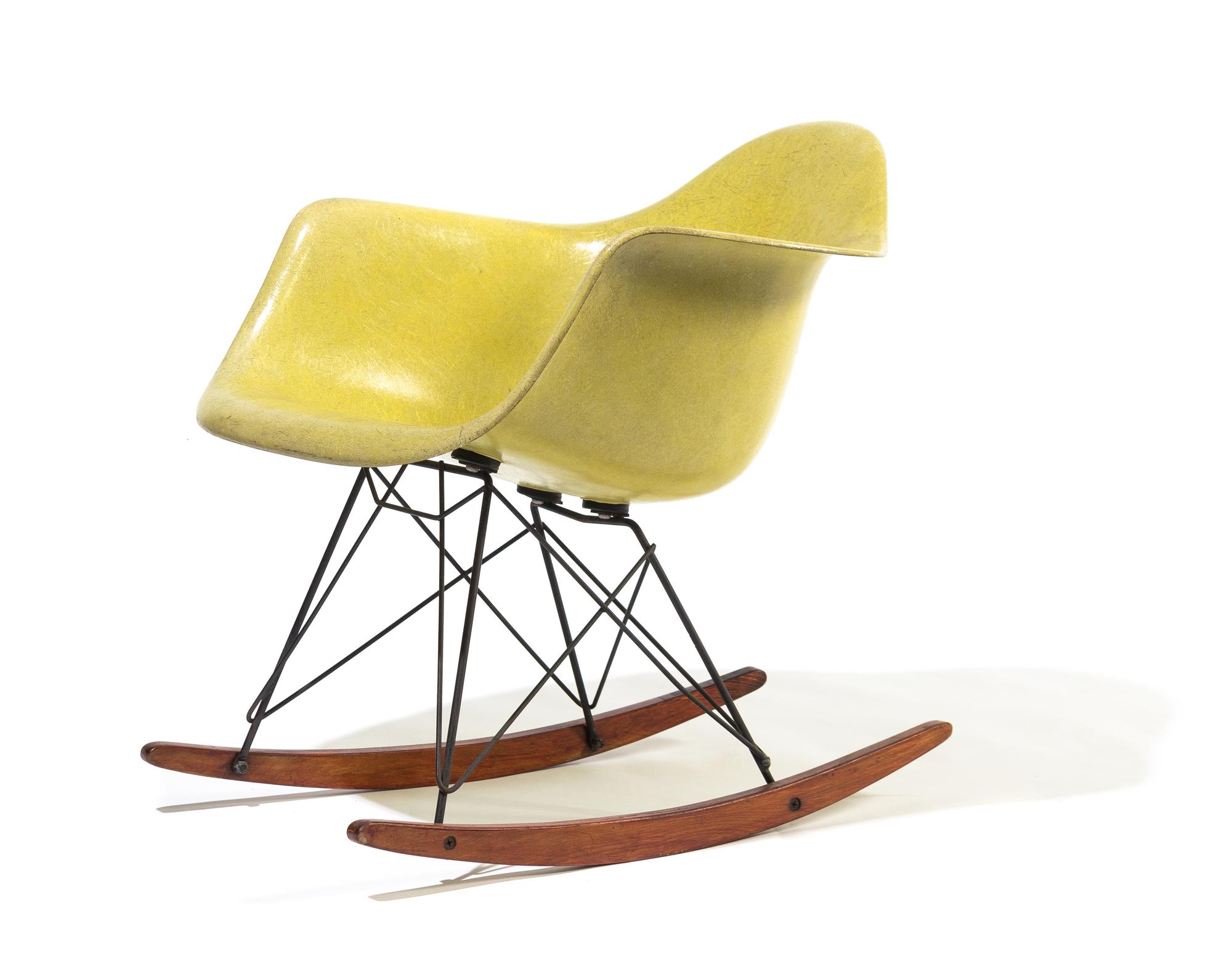 Charles and Ray Eames (American, 1907-1978; 1912-1988), HERMAN MILLER, 1950s, RAR rocker