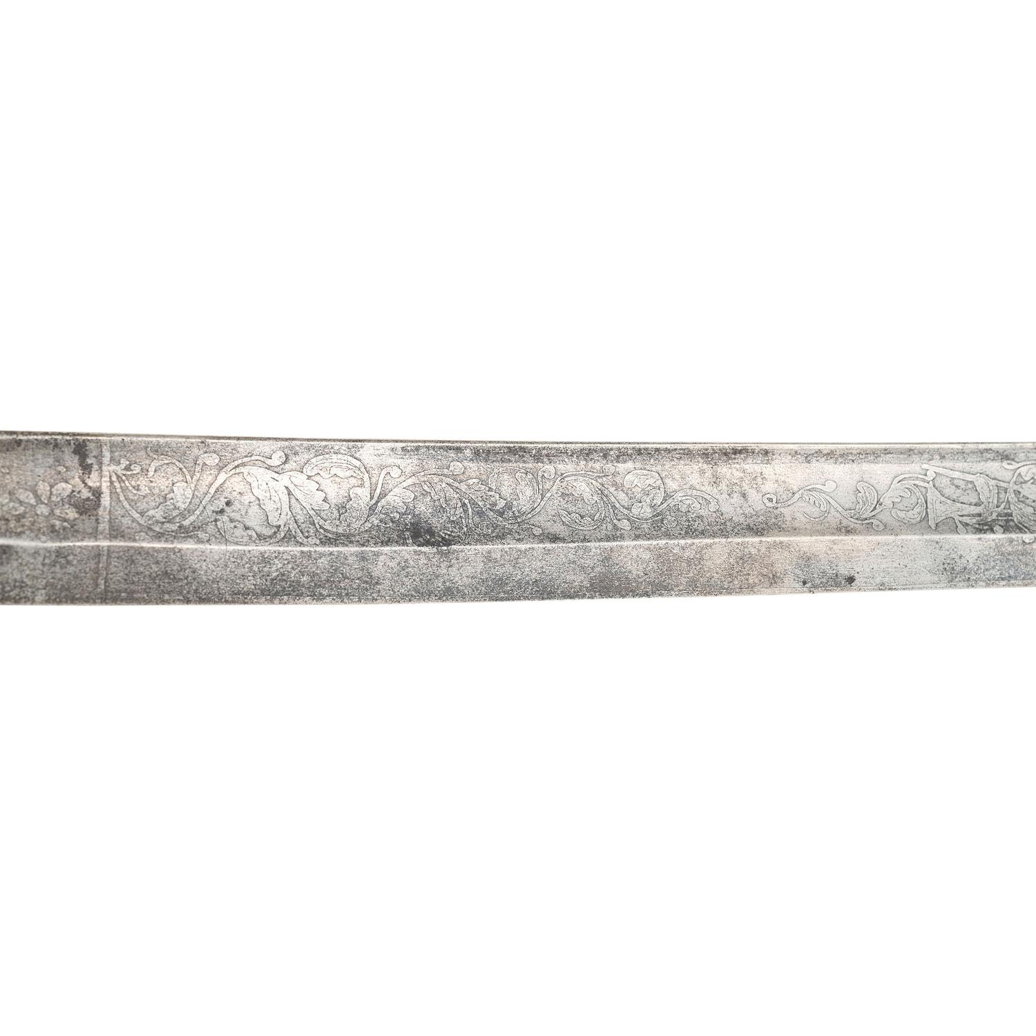 Roby Model 1850 Foot Officers Sword in 1850 Staff & Field Scabbard Presented to Lt. Col. Henry Merwin - 27th Connecticut Volunteers - KIA at Gettysburg