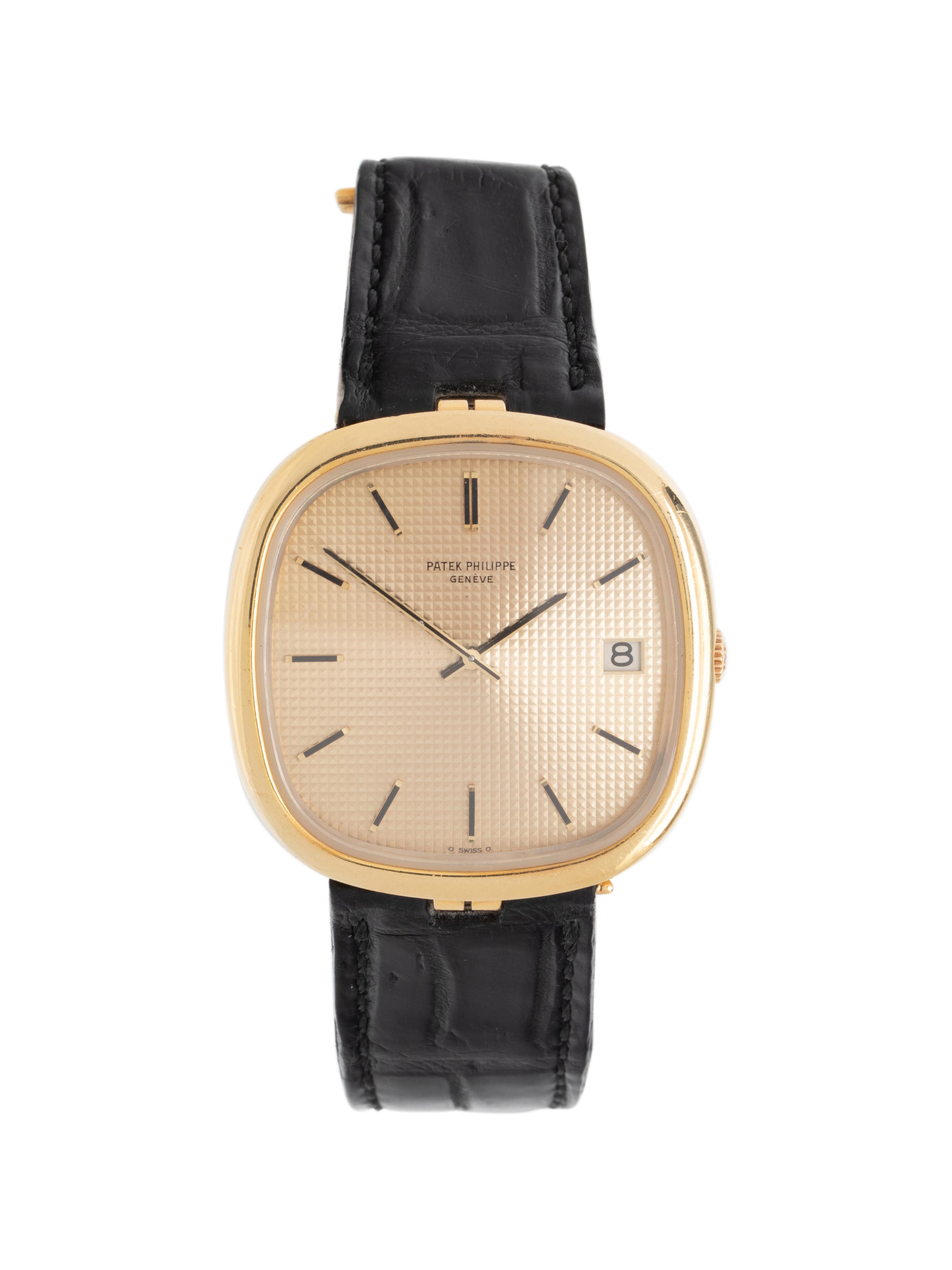 PATEK PHILIPPE, REF. 3604 18K YELLOW GOLD 'TV ELLIPSE' WATCH