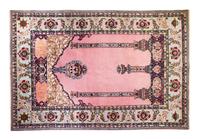 A Turkish Wool Prayer Rug 5 feet 10 1/2 inches x 4 feet.