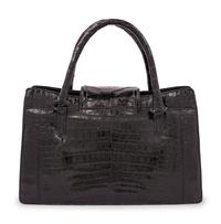Nancy Gonzalez Black Alligator Bag, 2000s