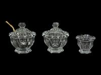 A Group of Baccarat Harcourt Missouri Glass Table Articles
