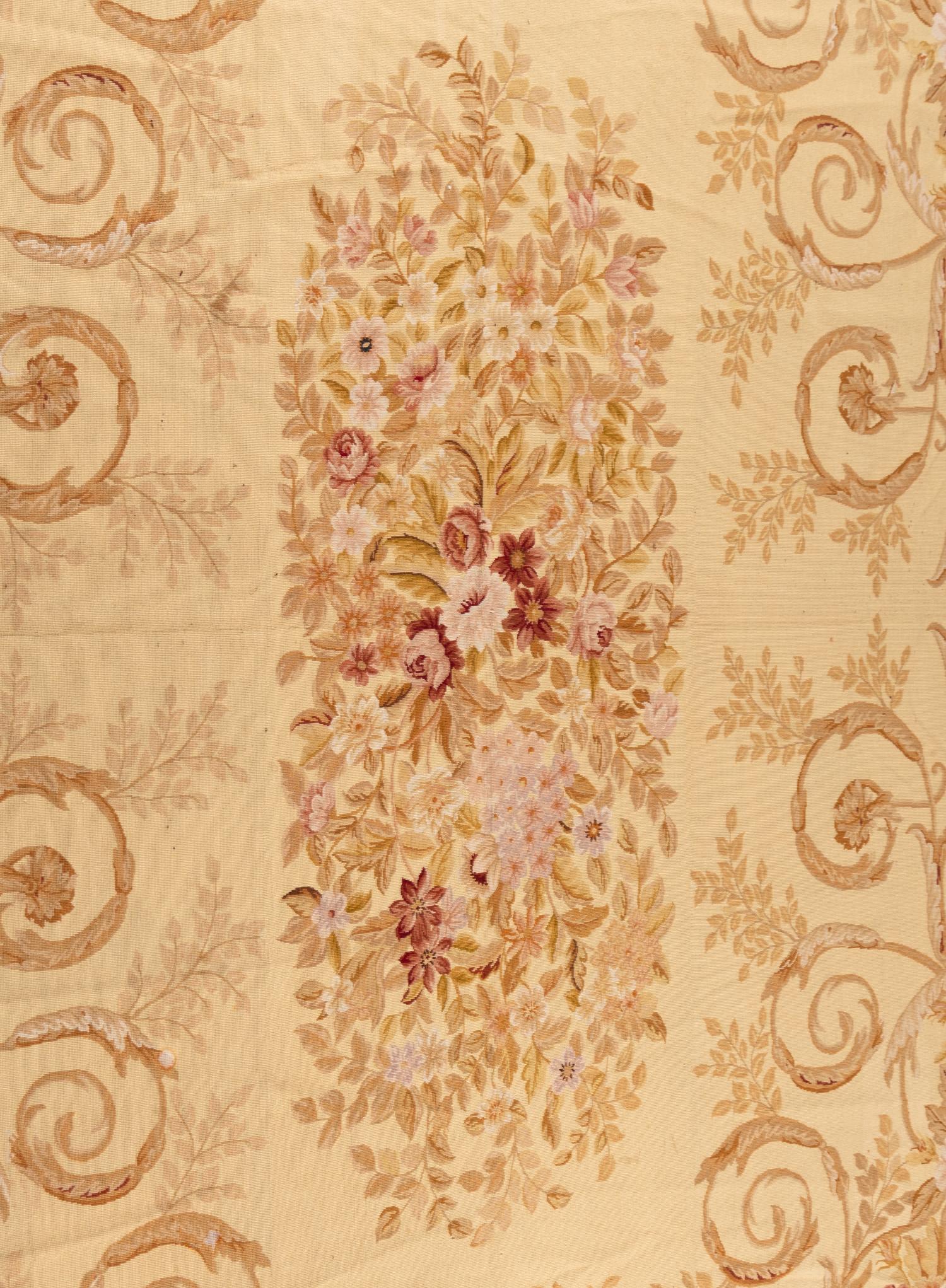 An Aubusson Style Needlepoint Rug