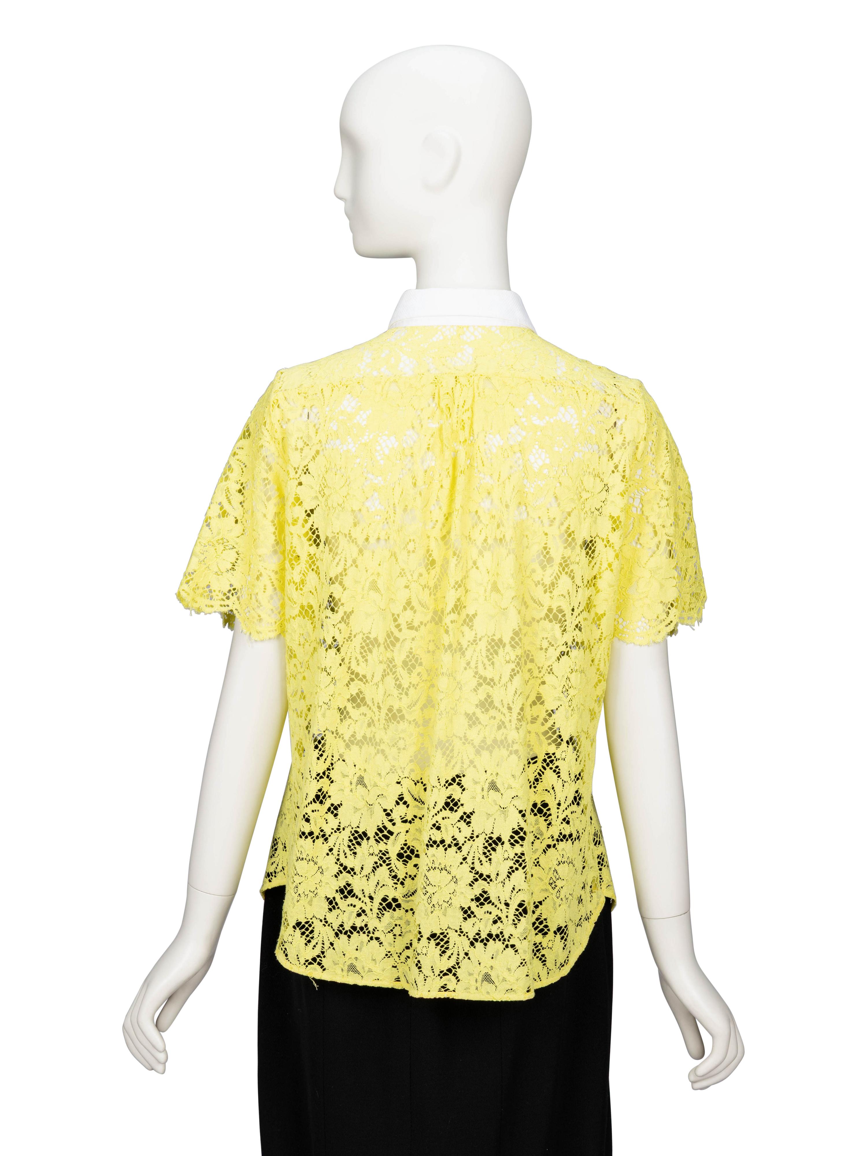 Two Italian Designer Lace Blouses