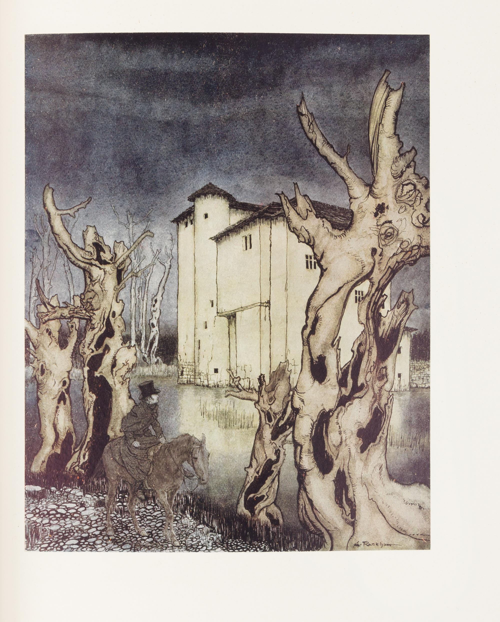 RACKHAM, Arthur, illustrator. -- POE, Edgar Allan (1809-1849). Tales of Mystery and Imagination. London: George G. Harrap, 1935.