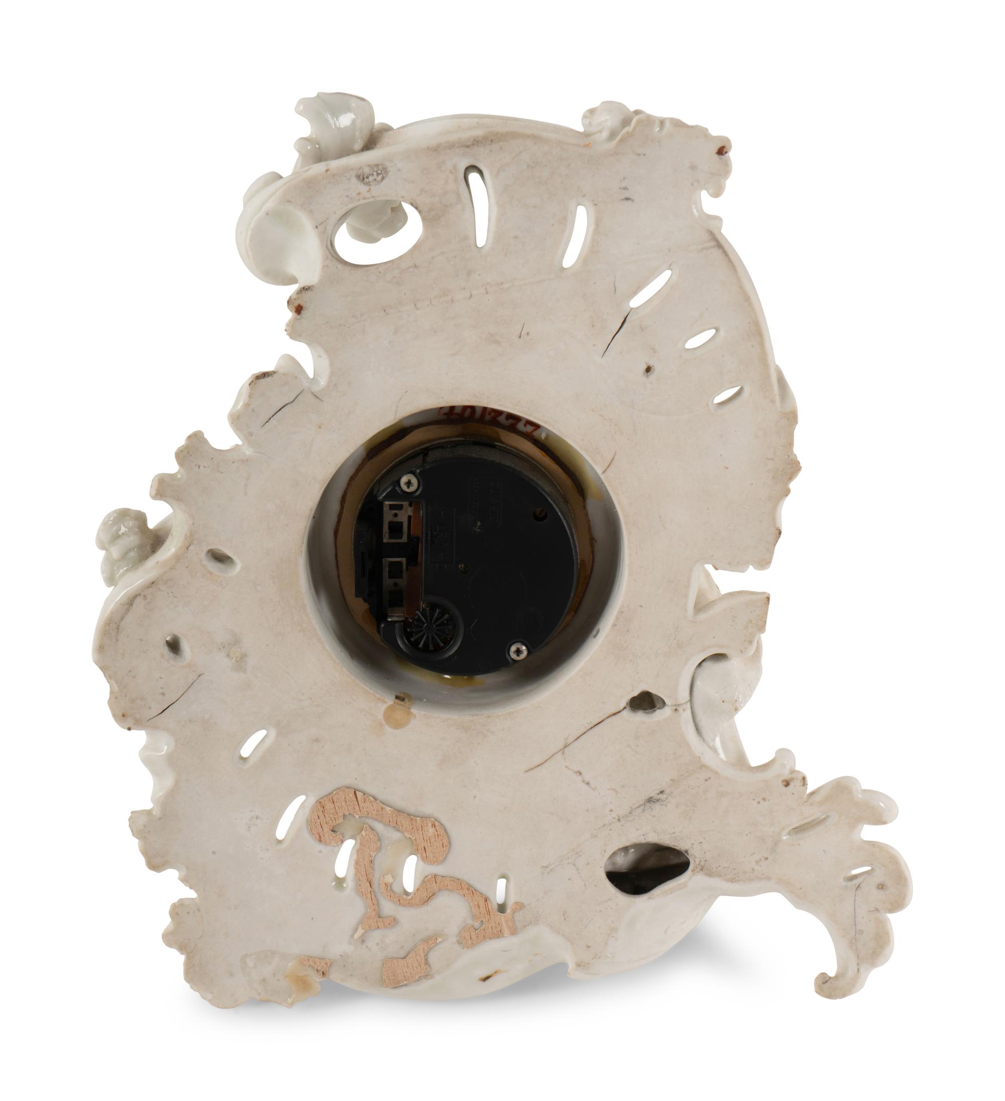 A Nymphenburg Porcelain Clock