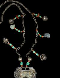 Two Chinese Silver Necklaces