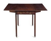 A George III Style Mahogany Drop-Leaf Table