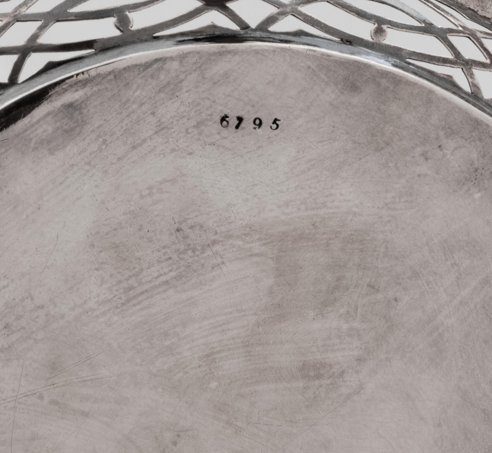 A Victorian Silver Biscuit Barrel