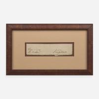 [Declaration of Independence] [Virginia] Lee, Richard Henry Cut Signature