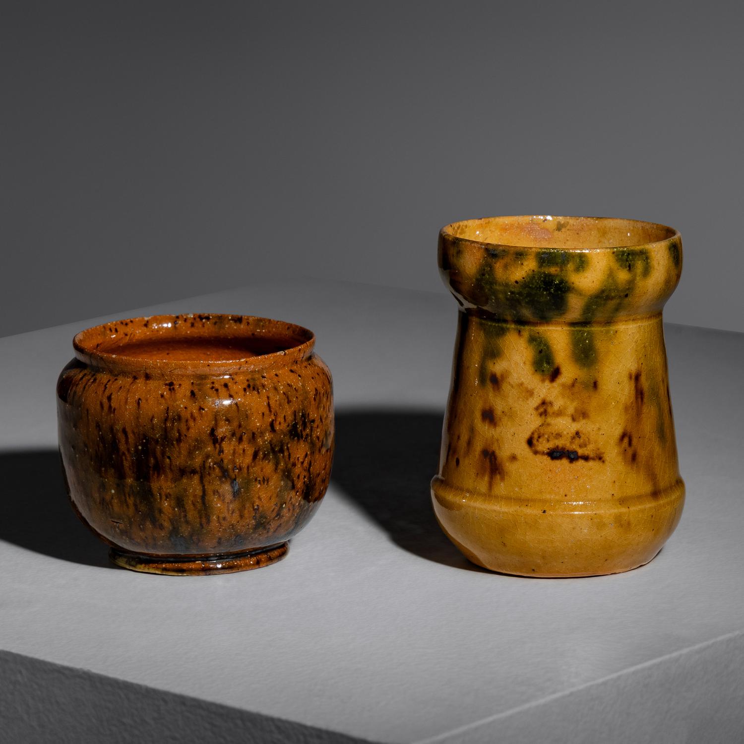 Two cabinet vases, c. 1895-1896 Biloxi, Mississippi, USA,