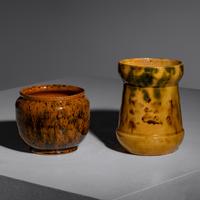 Two cabinet vases, c. 1895-1896 Biloxi, Mississippi, USA,