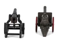 Two Cast Iron Signal Cannons