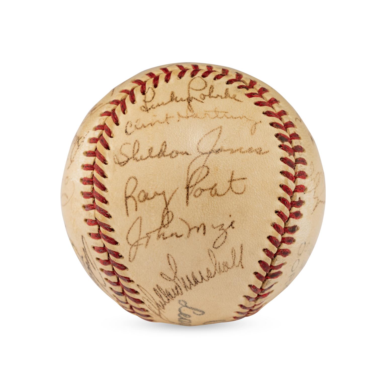 A 1948 New York Giants Team Signed Autograph Baseball (Beckett Authentication Services)