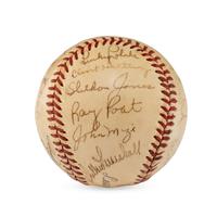 A 1948 New York Giants Team Signed Autograph Baseball (Beckett Authentication Services)