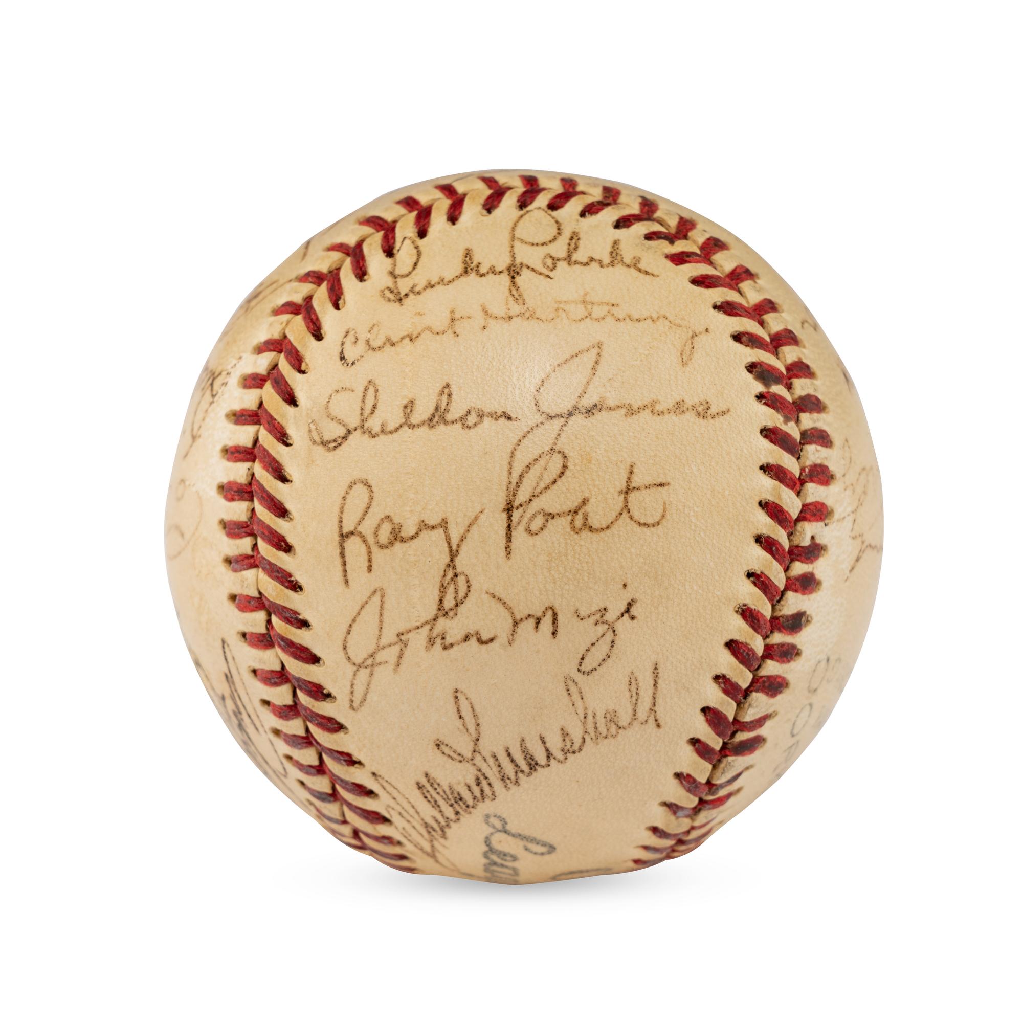 A 1948 New York Giants Team Signed Autograph Baseball (Beckett Authentication Services)