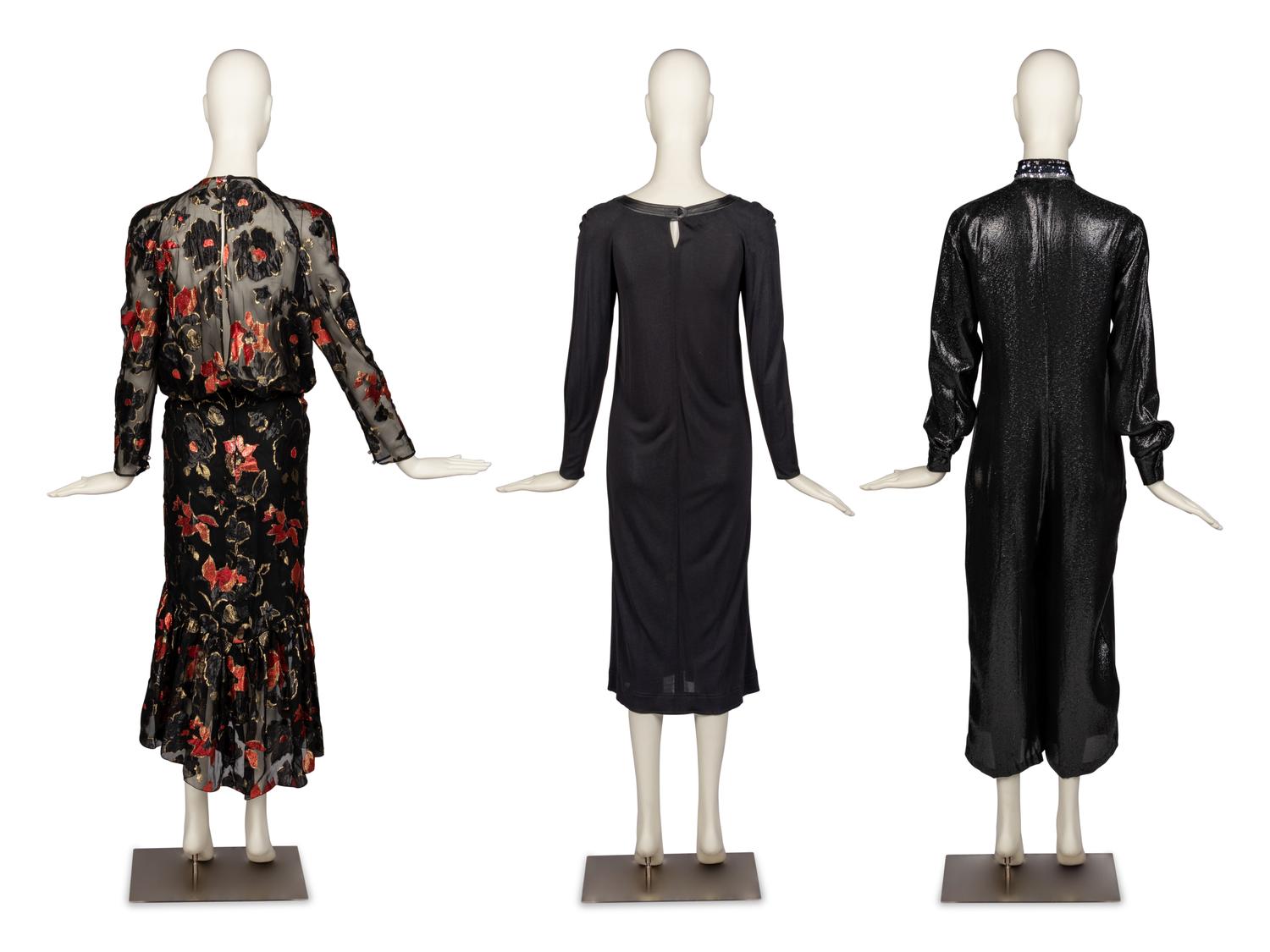 Three Dresses by Sonia Rykiel, Giorgio Armani, and Jean Muir