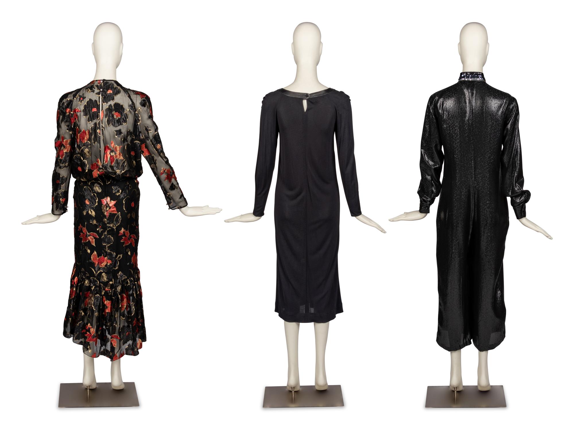 Three Dresses by Sonia Rykiel, Giorgio Armani, and Jean Muir