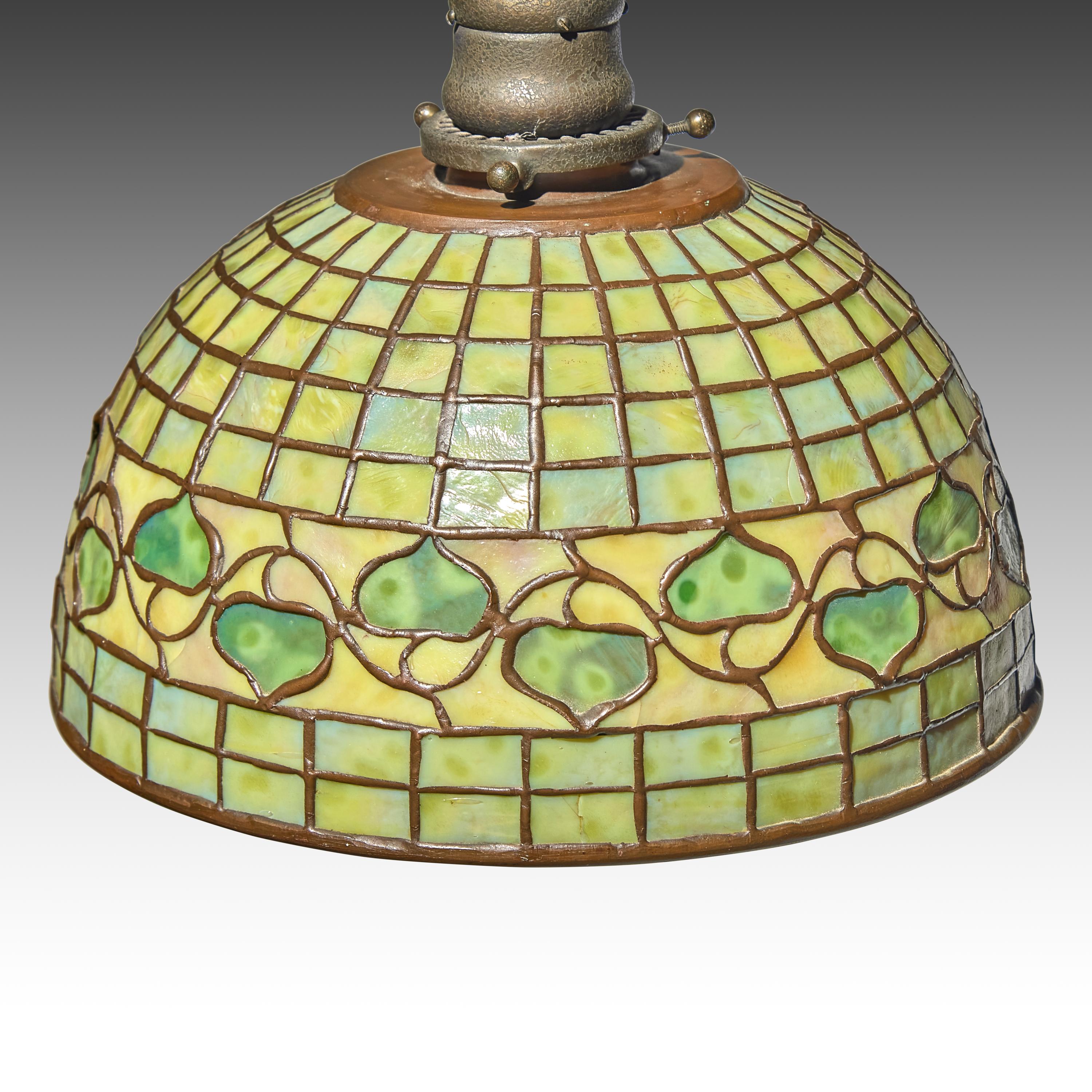Acorn counterbalance floor lamp, c. 1910