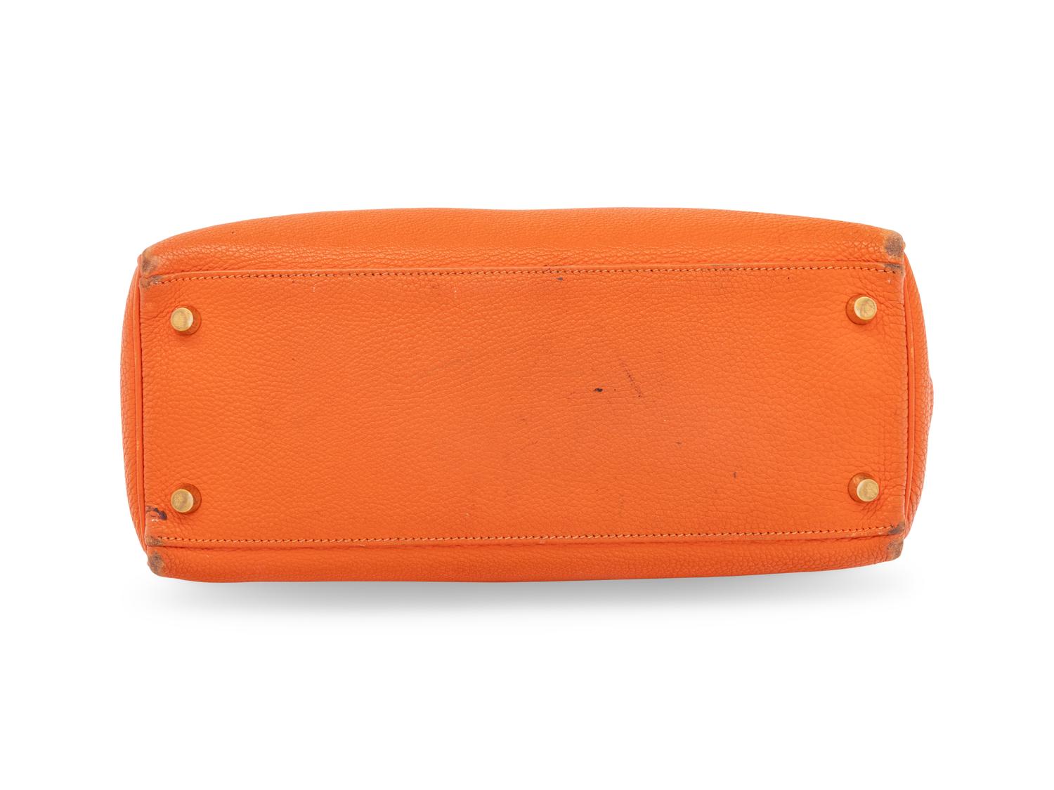 HERMÈS, ORANGE KELLY 28