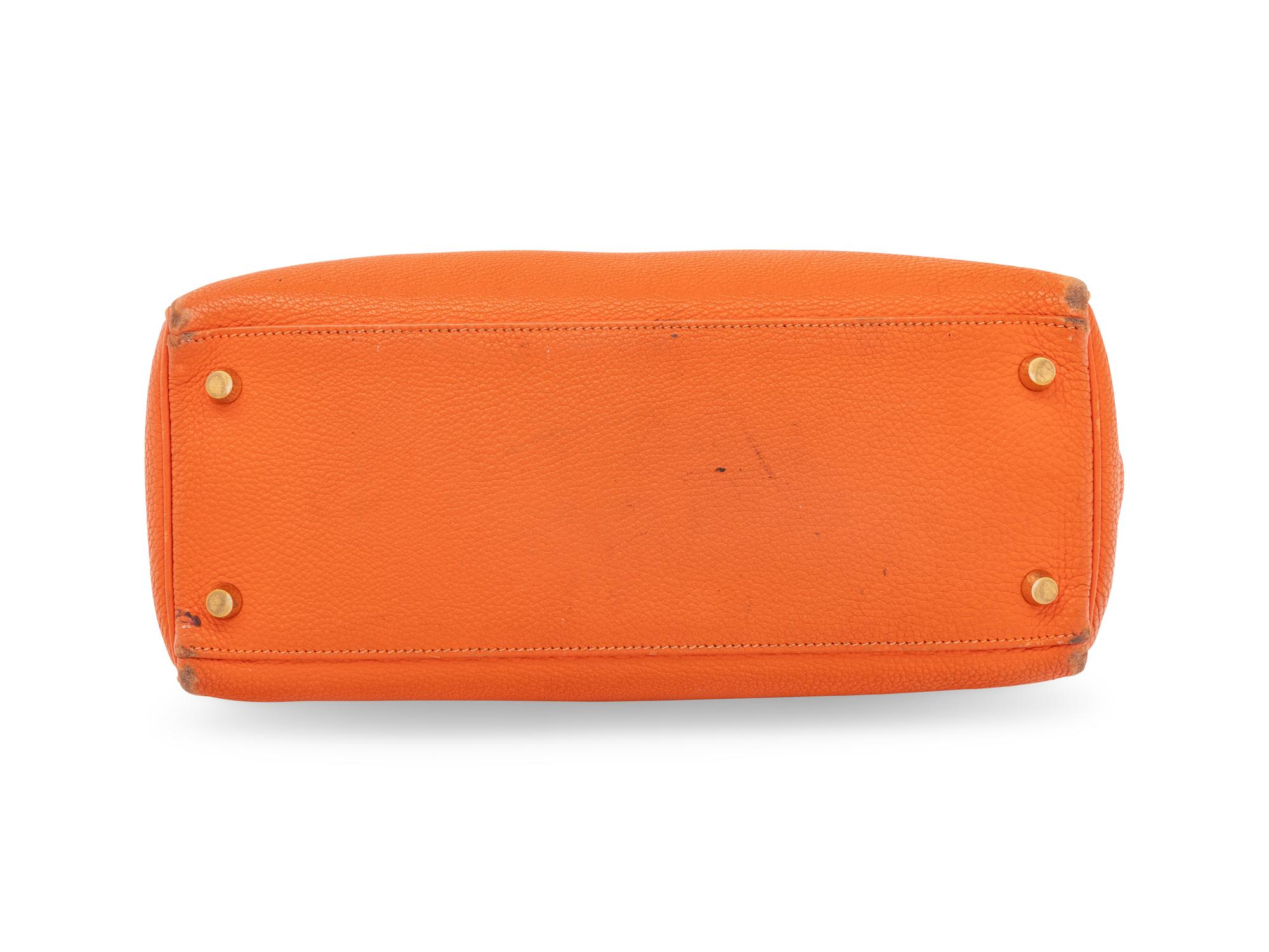 HERMÈS, ORANGE KELLY 28