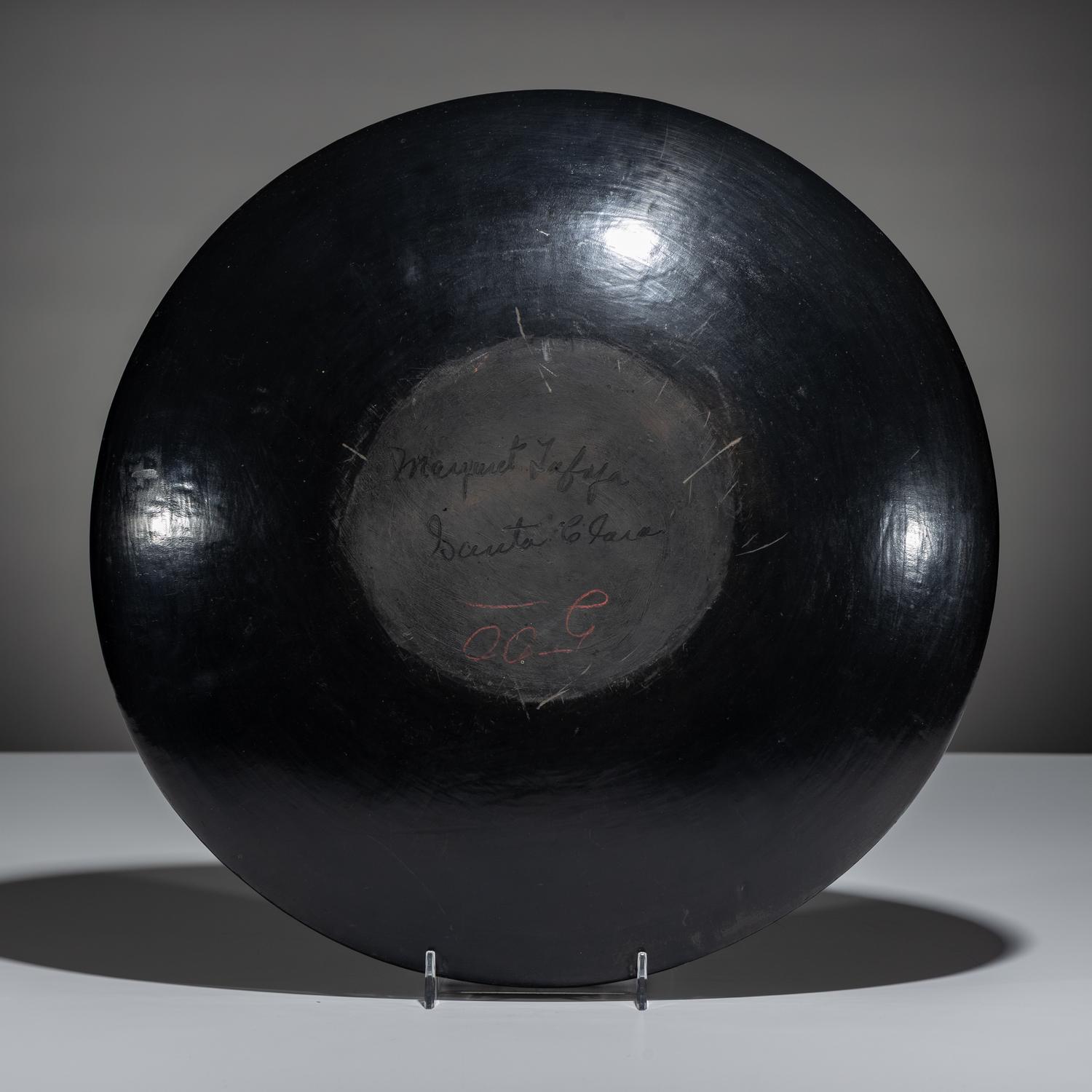 Blackware Pottery Plate