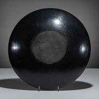 Blackware Pottery Plate