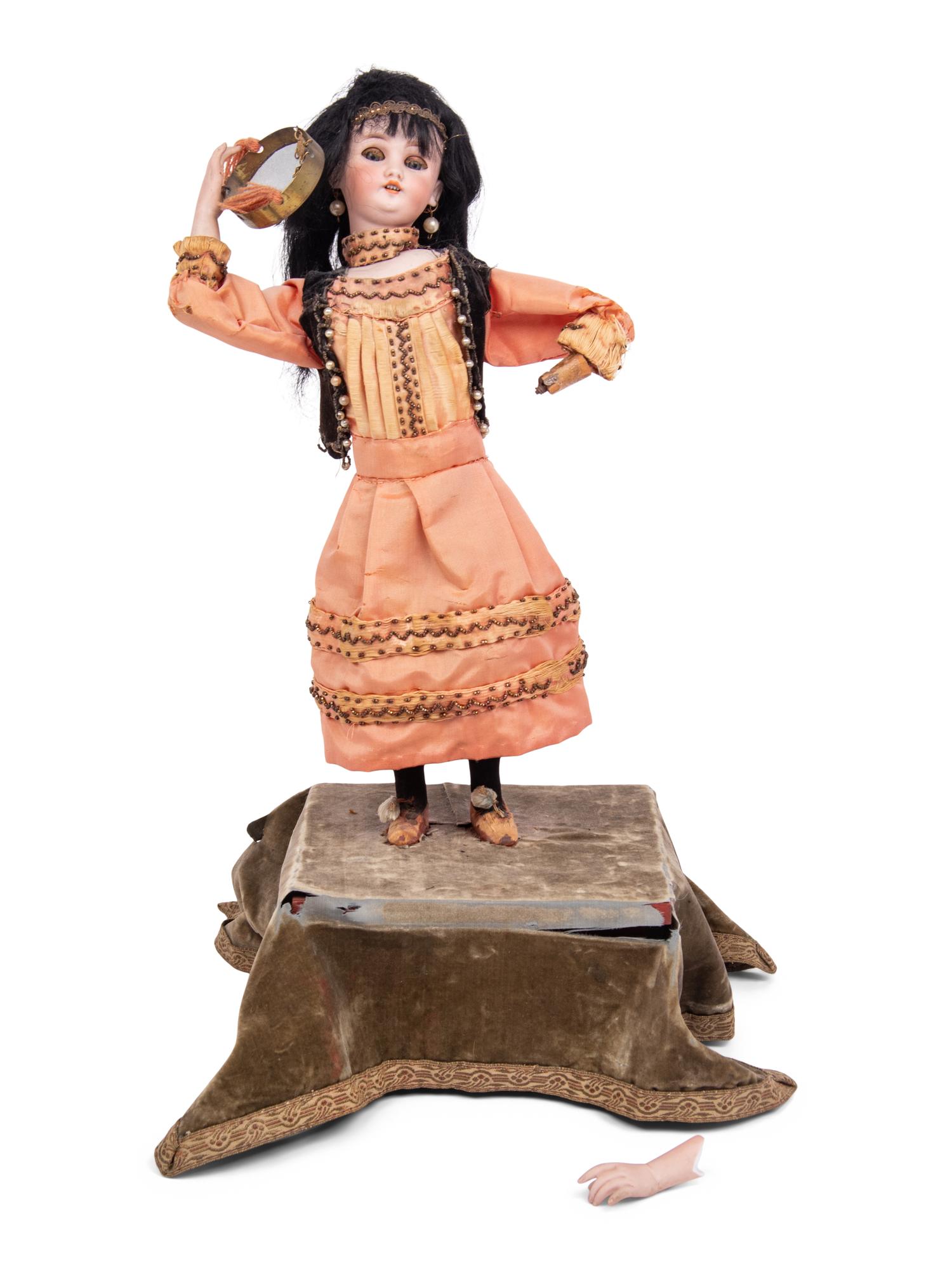 A Dancing Tambourine Player Automaton by Lambert
