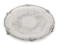 A Group of Silver-Plate Trays