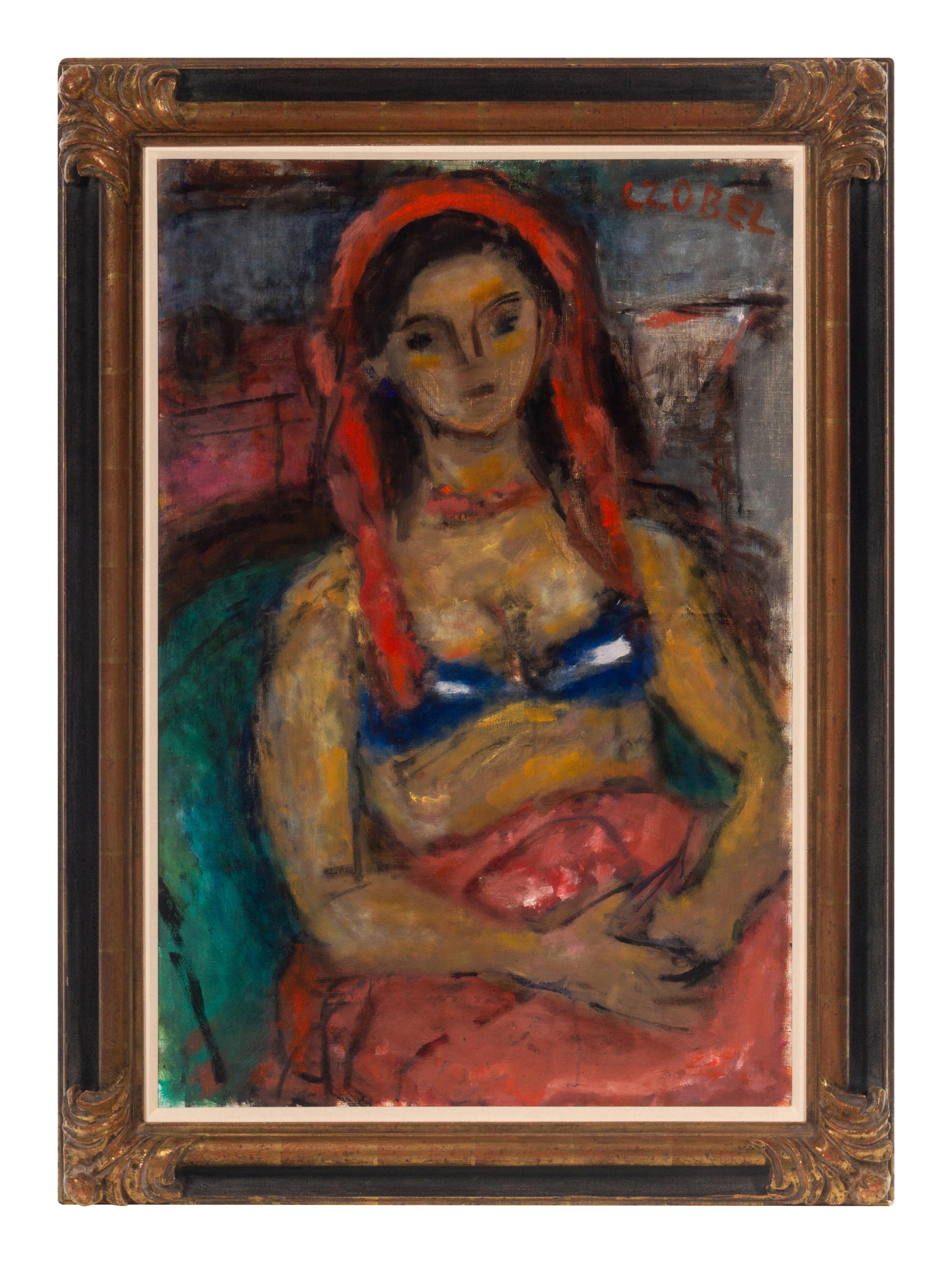 Girl in a Red Babushka , c. 1959