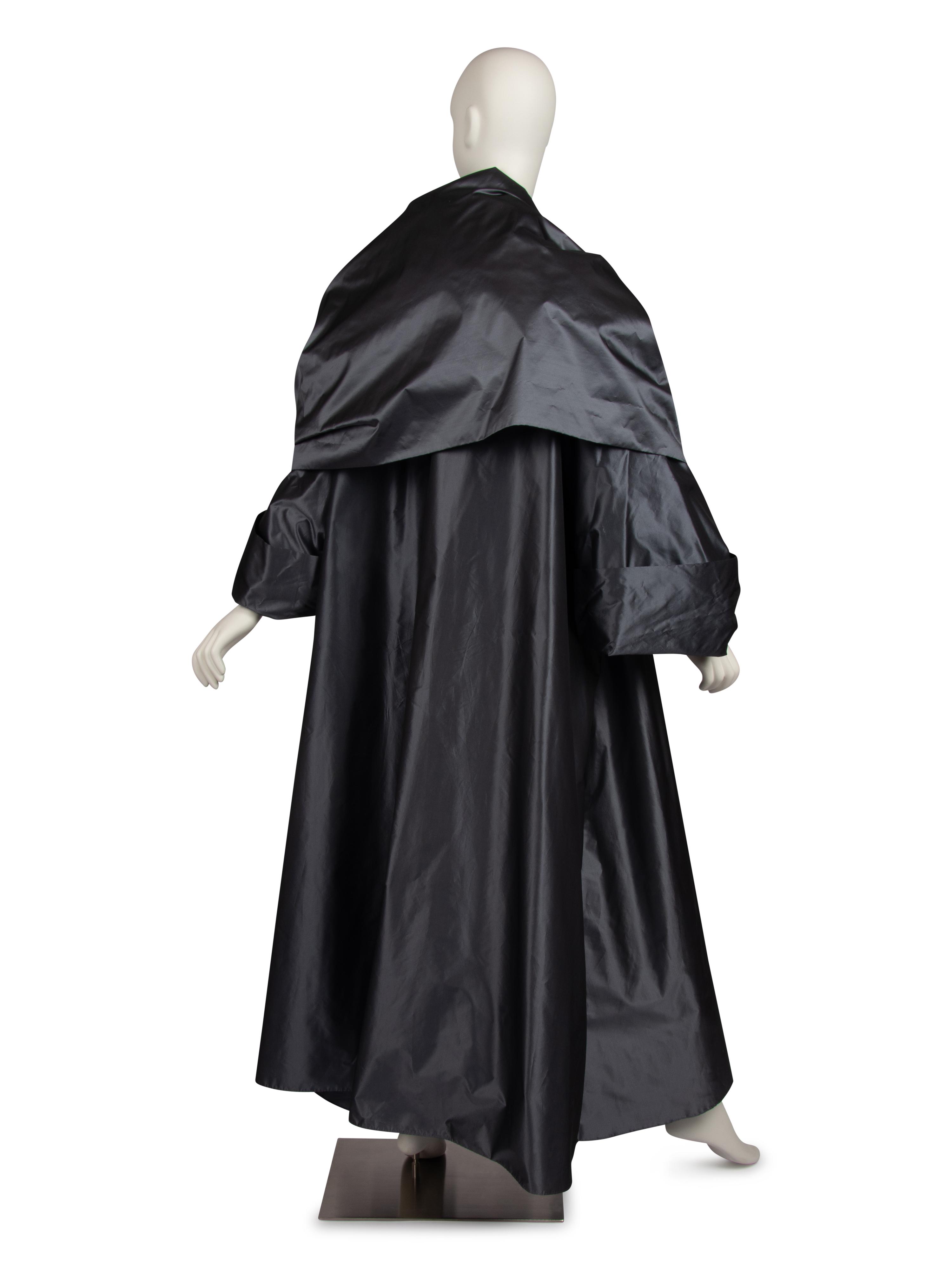 Christian Dior Haute Couture Silver Taffeta Coat, Autumn/Winter 1988-89