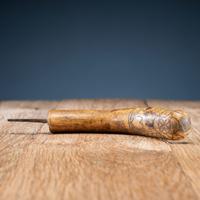 Eastern Woodlands Decorated Antler Crooked Knife