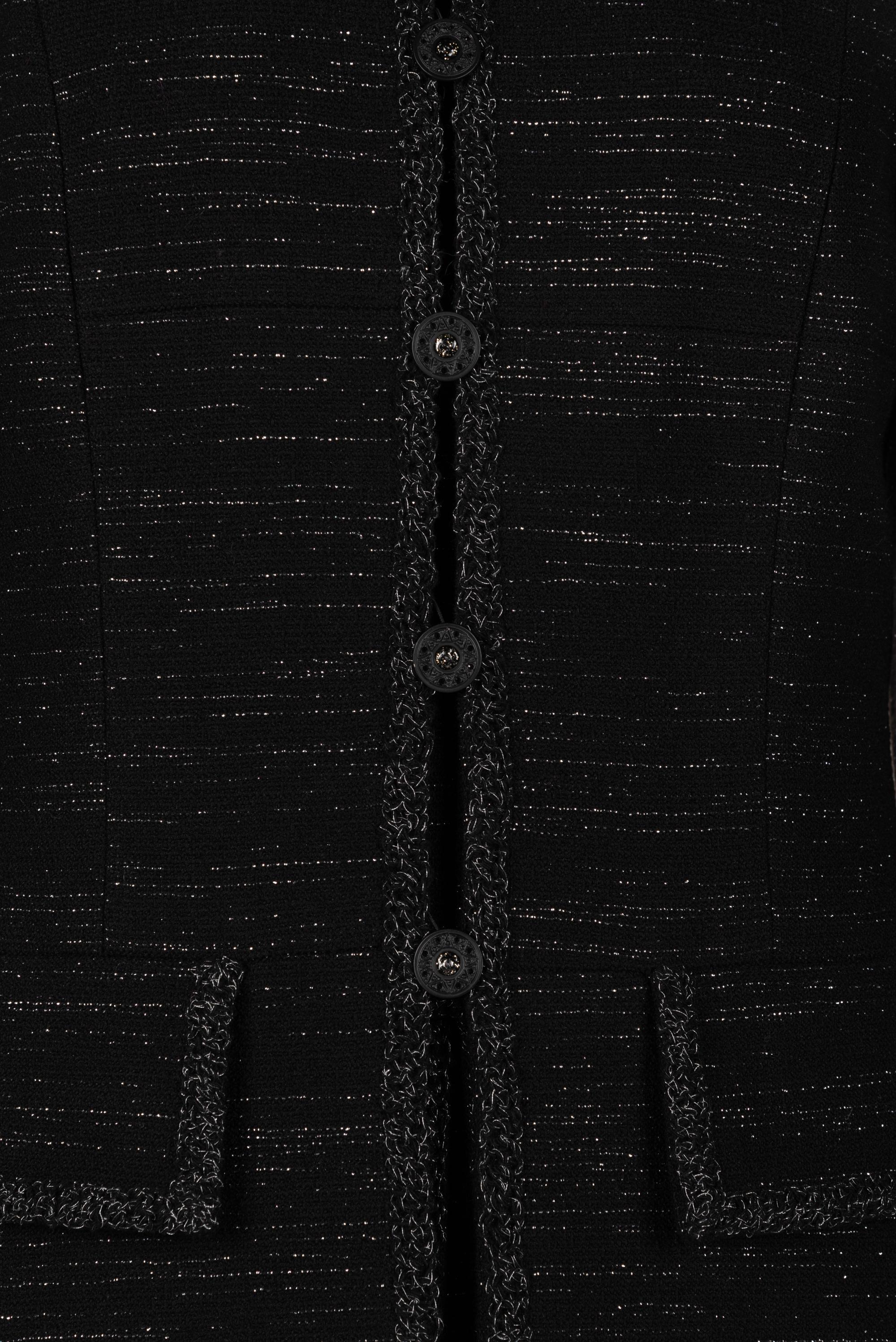 Chanel Two-Piece Wool Tweed Dress Ensemble