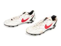 A Pair of Jerry Rice Nike Football Cleats