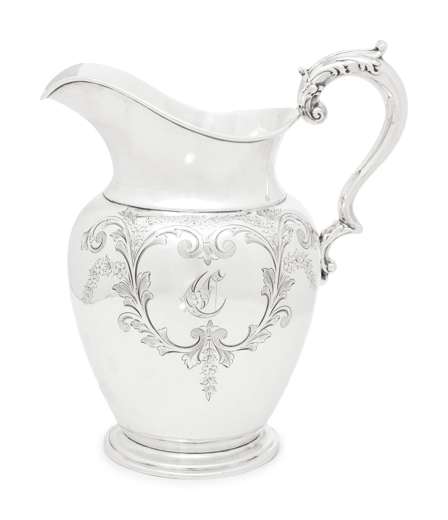 An American Silver Pitcher