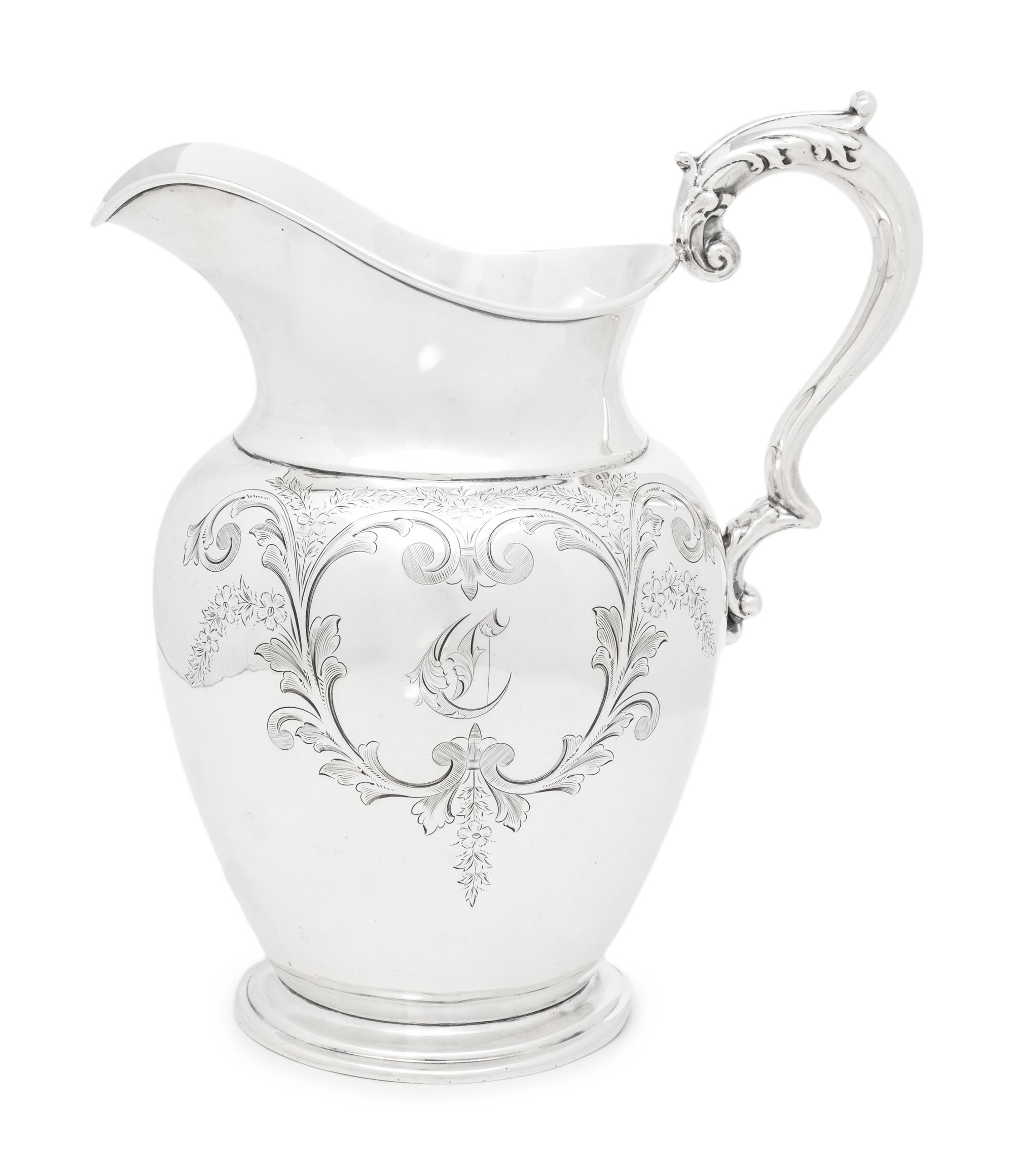 An American Silver Pitcher