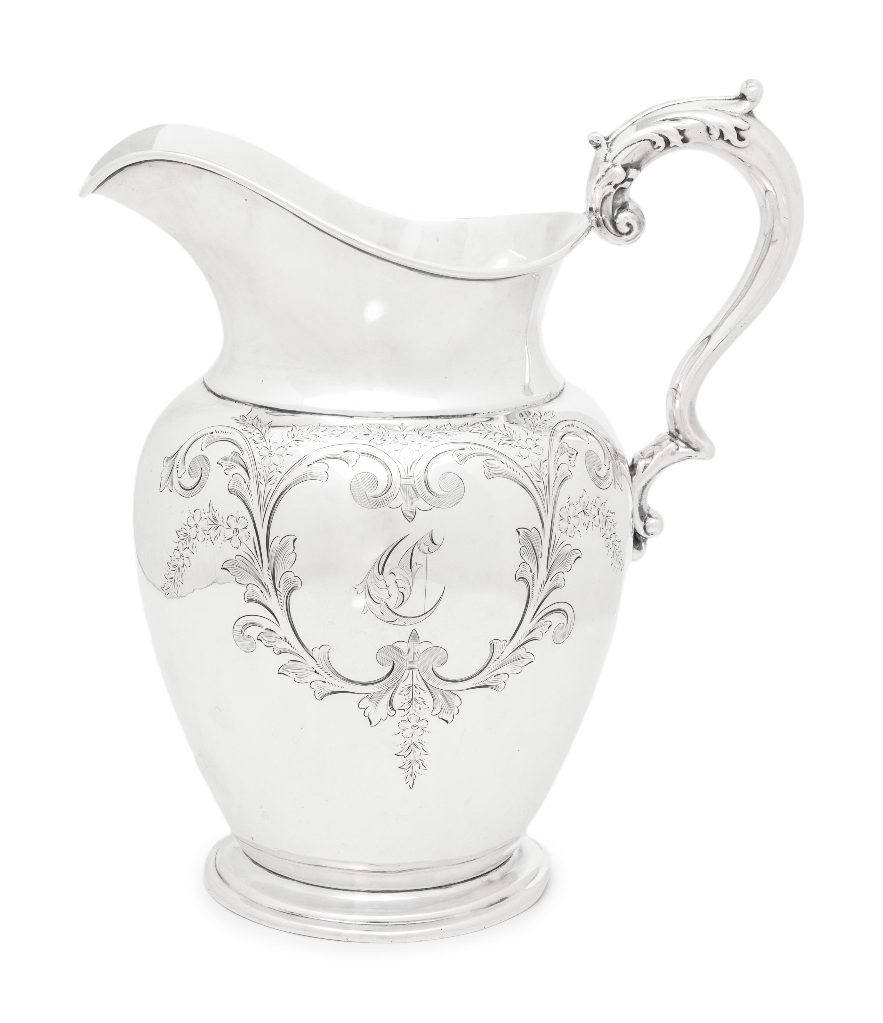 An American Silver Pitcher