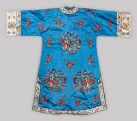 Two Chinese and Japanese Embroidered Silk Robes
