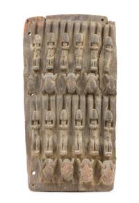 A Dogon Wood Granary Door Height 21 x width 11 1/8 inches. — MALI, LATE 18TH/EARLY 19TH CENTURY