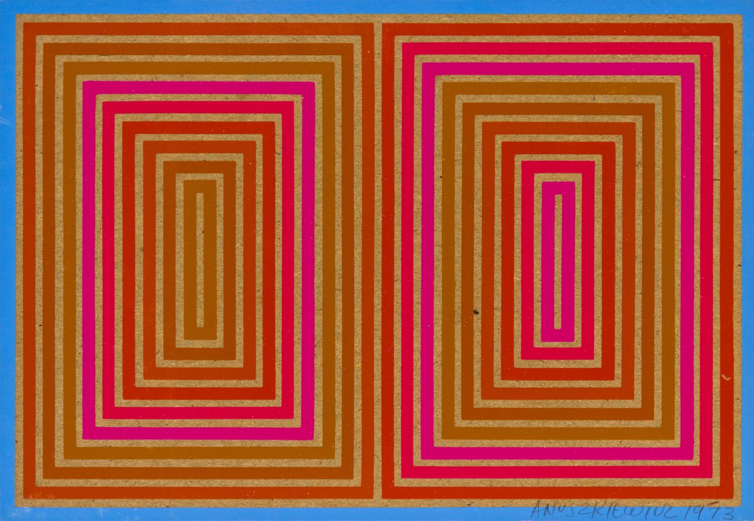 Richard Anuszkiewicz, (American, b. 1930), Untitled (Annual Edition), 1972, Untitled (Annual Edition), 1973, Untitled (Annual Edition),