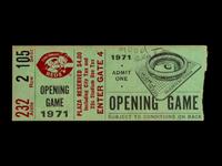 A Group of 1970s Cincinnati Reds Pete Rose Riverfront Stadium Ephemera (Including National League Playoffs, World Series),