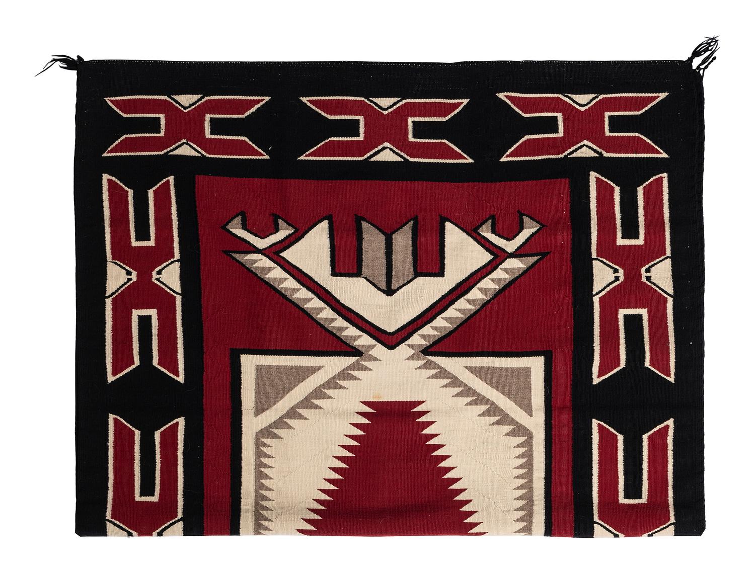 Navajo Modified Storm Pattern Weaving / Rug
