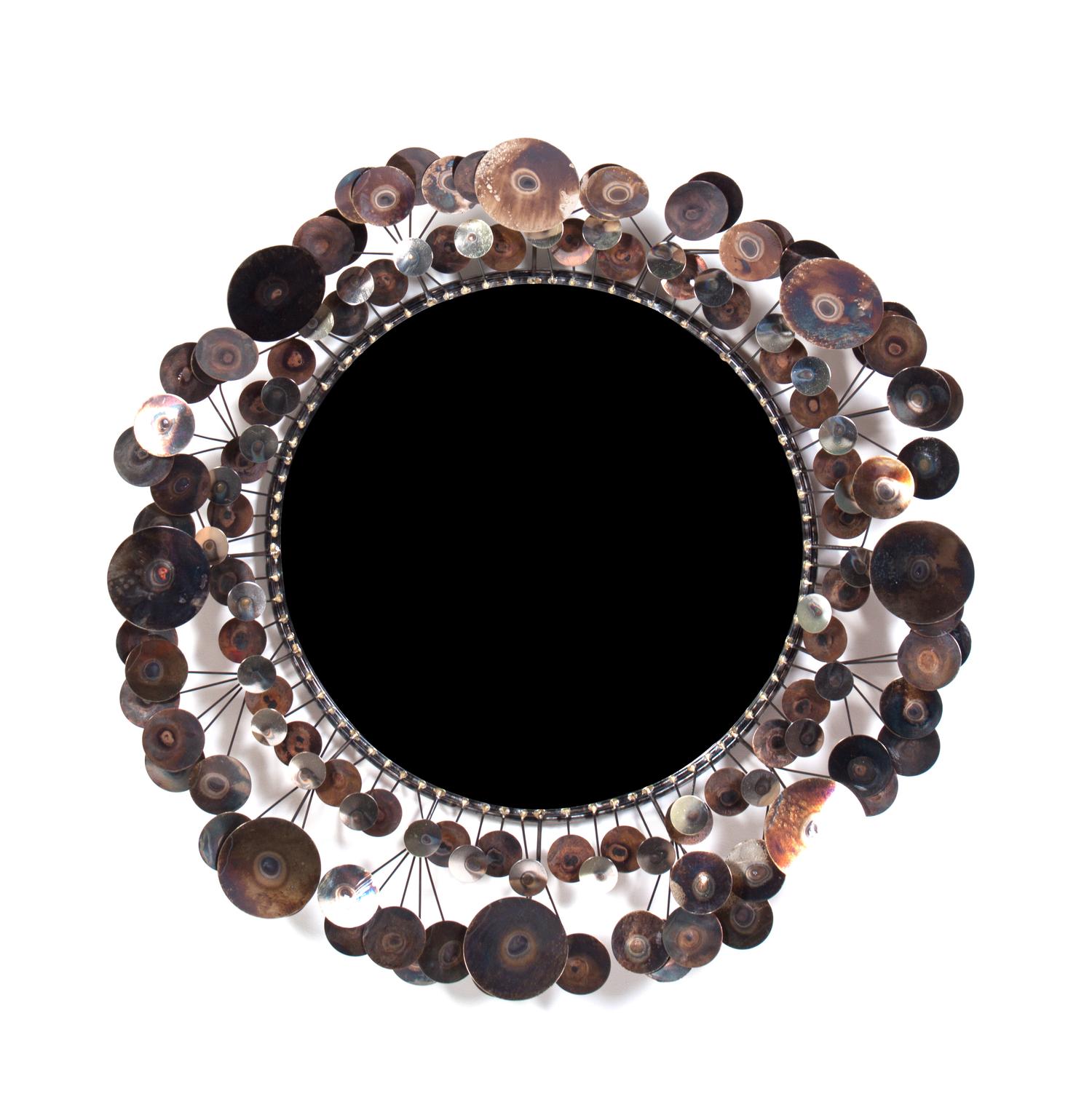A Raindrop Mirror Diameter 36 inches. — AFTER CURTIS JERE