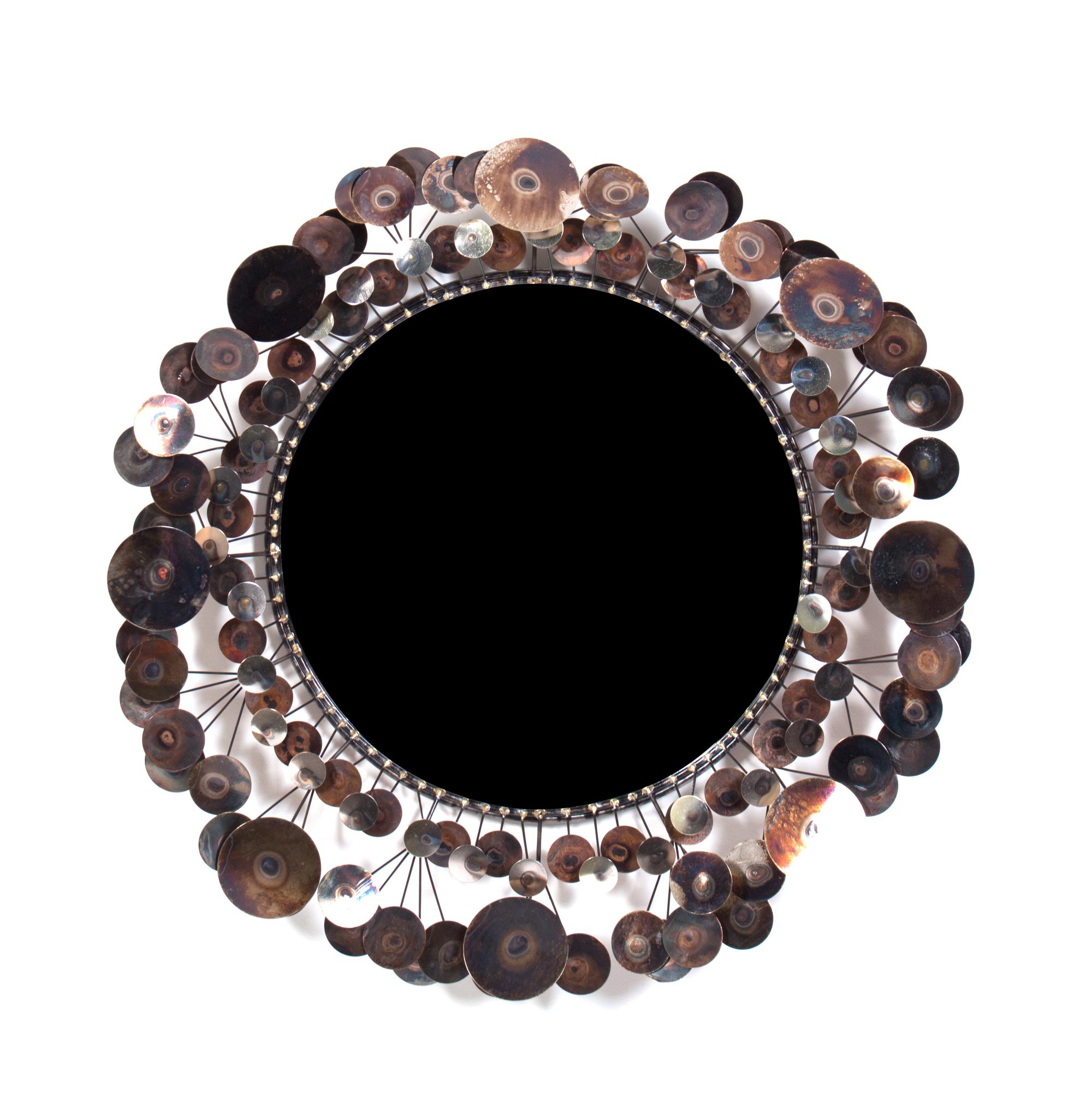 A Raindrop Mirror Diameter 36 inches. — AFTER CURTIS JERE